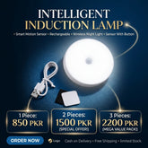 Intelligent Induction Lamp – Smart Motion Sensor Rechargeable Wireless Night Light l Sensor With Button