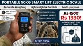 Smart Lift 50KG Portable Electric Scale – Lightweight & Accurate