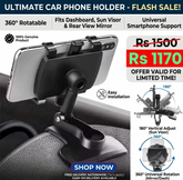 Dashboard Car Phone Holder ABS – 360°