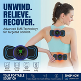 Portable EMS Mini Electric Massager Patch