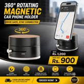 360° Rotating Magnetic Car Phone Holder