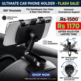 Dashboard Car Phone Holder ABS – 360°